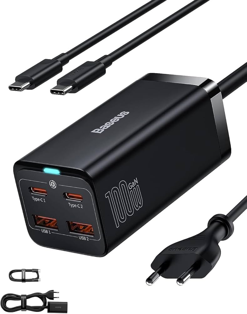 Chargeur Baseus 100W GaN Fast Charger Power