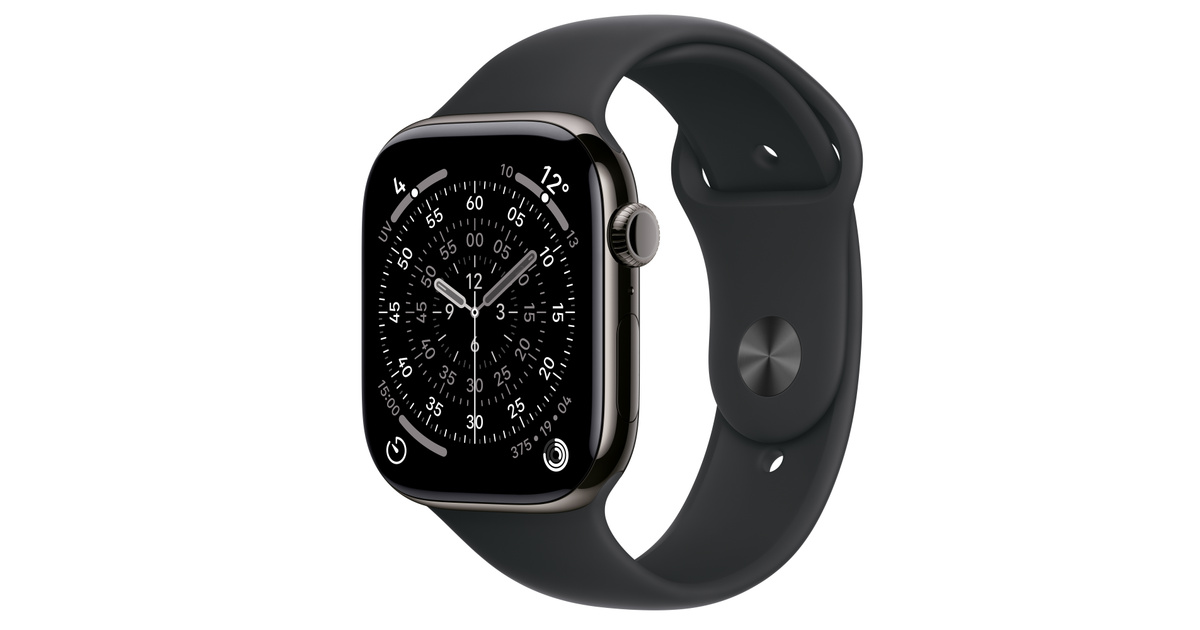 Apple Watch Series 11 46 mm montre connectée avec Bracelet Noir