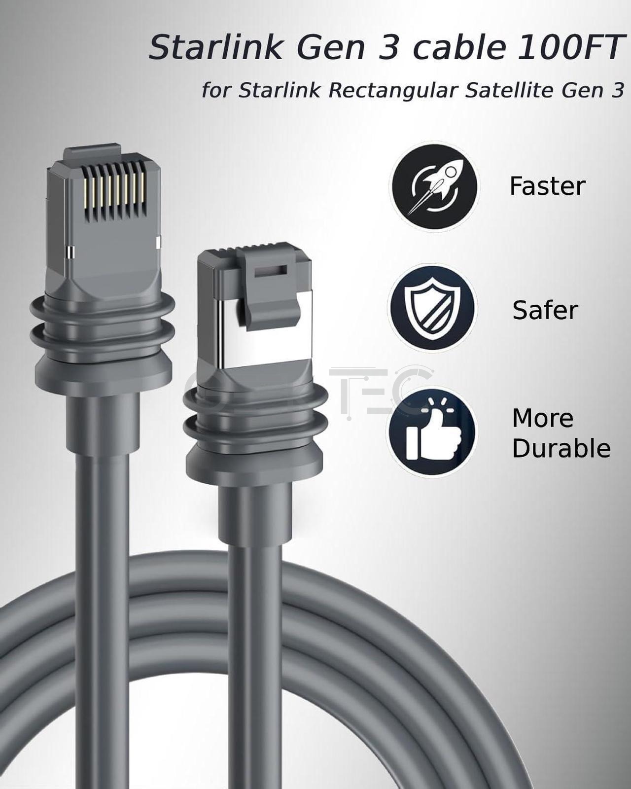 Starlink Cable Gen 3 30M/100FT