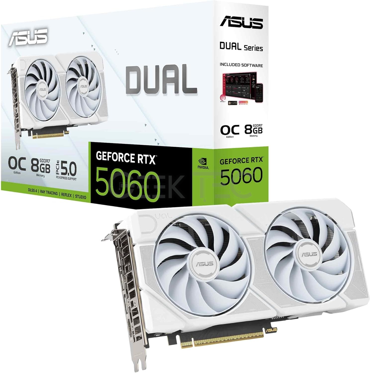 Carte Graphique ASUS Dual GeForce RTX 5060 GDDR7, DUAL OC