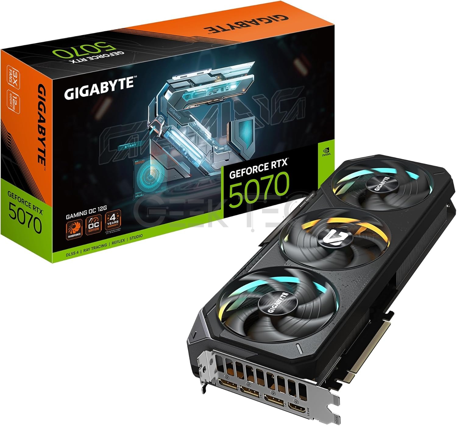 Carte Graphique GIGABYTE GeForce RTX 5070 Gaming OC 12GB